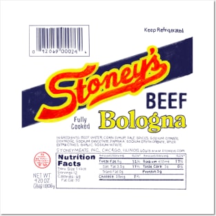 Stoney's Bologna - Original Packaging - BEEF Posters and Art